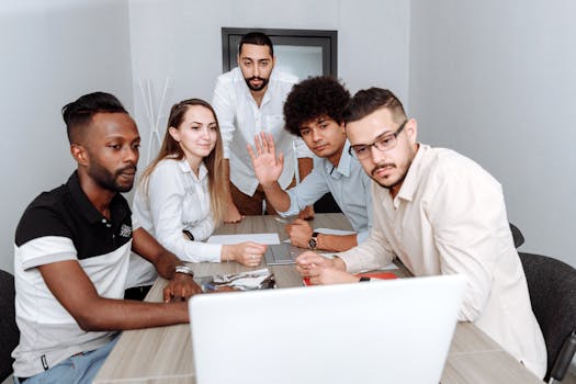 group video call with remote team members