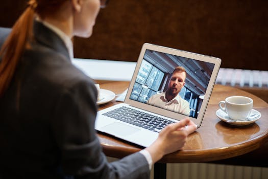 remote team collaborating during a video call